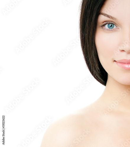 Photo: Beautiful Girl face. Perfect skin Beautiful Girl face. Perfect skin
