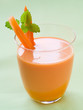 Fresh carrot smoothie