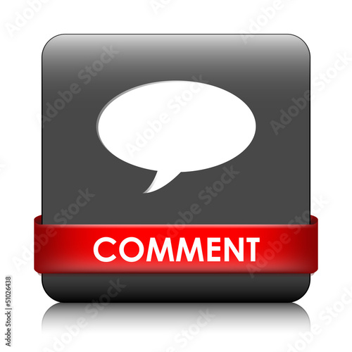 Illustration: COMMENT Web Button (share forum opinion vote testimonials users) COMMENT Web Button (share forum opinion vote testimonials users)