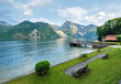 Traunsee summer lake (Austria).