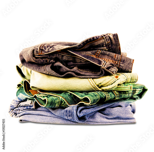 Photo: vecchi jeans delavè vecchi jeans delavè
