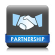 "PARTNERSHIP" Web Button (contract team business deal commerce)