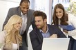 Portrait of happy businessteam
