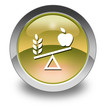 Yellow Glossy Pictogram "Nutrition"