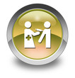 Yellow Glossy Pictogram "Immunizations"