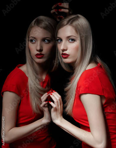 Photo: beautiful blonde woman beautiful blonde woman