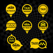 Taxi - Emblems yellow