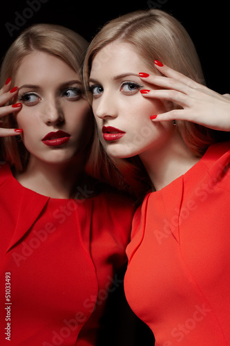 Photo: beautiful blonde woman beautiful blonde woman