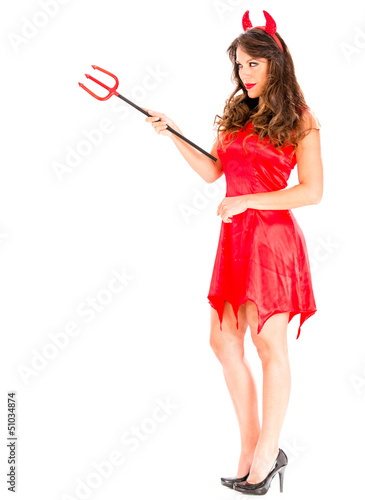 Photo: Evil female devil Evil female devil