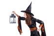 Witch isolated on the white background