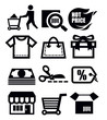 Vector: shopping icons shopping icons