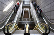 Rolltreppe im Bahnhof