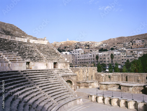 Photo: Roman amphitheater in Amman Roman amphitheater in Amman