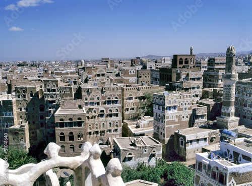 Photo: View at the capital of Yemen View at the capital of Yemen