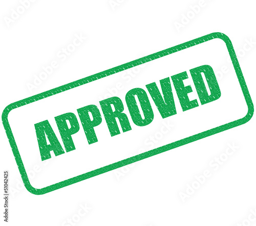 Illustration: Approved Stamp Approved Stamp