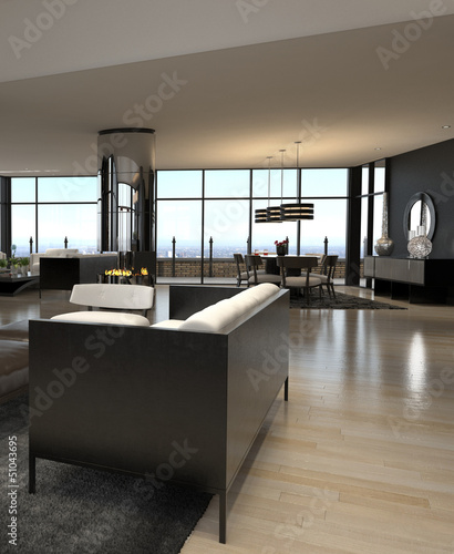 Illustration: Modern living room interior | Design Loft Modern living room interior | Design Loft