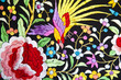 Handmade embroidered shawl, a flamenco still life