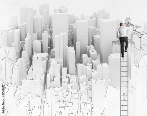 Photo: Sketch of an architect Sketch of an architect