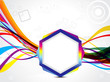 abstract colorful wave background