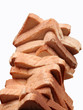 Gestapeltes Toastbrot