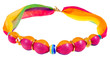 handmade silk women's necklace