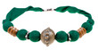 handmade silk women's necklace