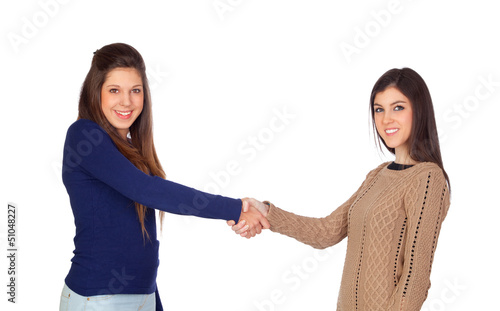 Photo: Agreement between friends Agreement between friends