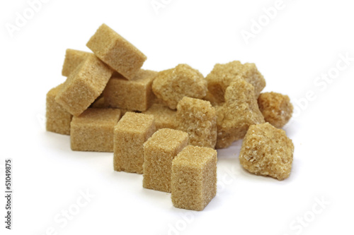 Photo: morceaux de sucre roux morceaux de sucre roux