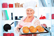 grandmother baking