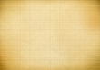 Blank millimeter old graph paper grid sheet background or textur