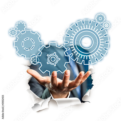 Photo: Zahnräder als Symbol für Teamwork Zahnräder als Symbol für Teamwork