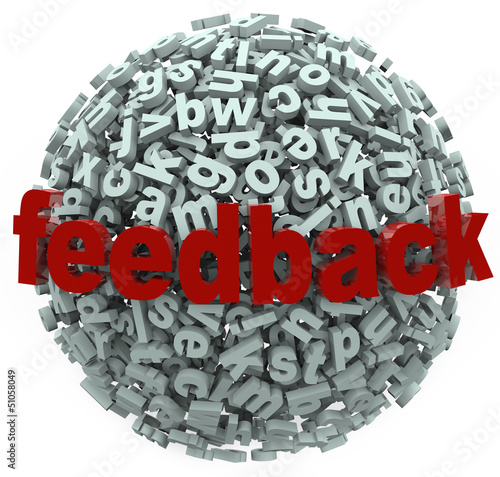 Illustration: Feedback 3D Sphere Letters Input Comments Feedback 3D Sphere Letters Input Comments