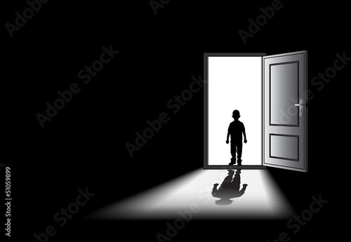 Vector: childhood nightmare or pains childhood nightmare or pains
