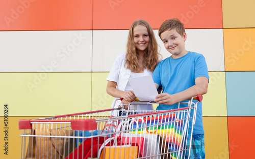 Photo: Young buyers Young buyers