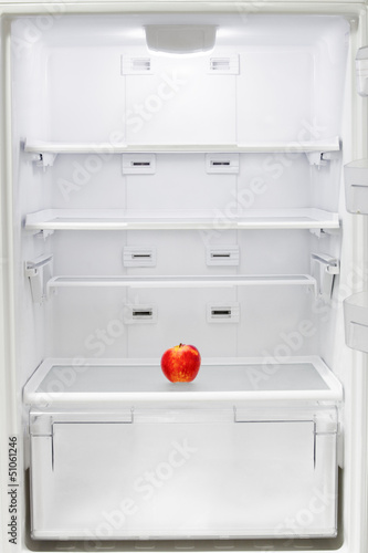 Photo: Apple in the refrigerator Apple in the refrigerator
