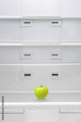 Photo: Apple in the refrigerator Apple in the refrigerator
