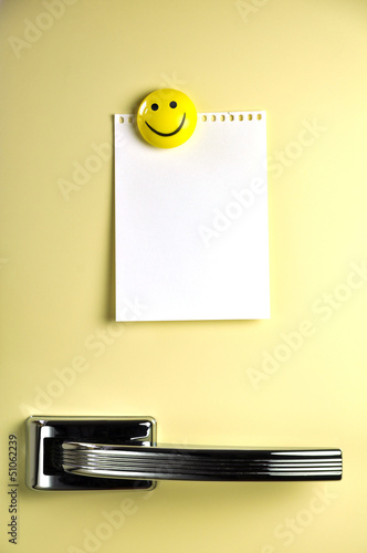 Photo: Leave a message on the fridge Leave a message on the fridge