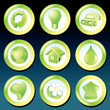 Vector: Vector Green Eco Icons Vector Green Eco Icons