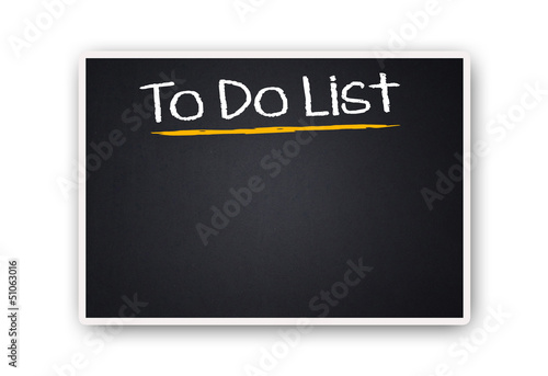 Illustration: to do list to do list