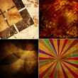 Grunge background. Collage