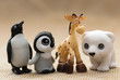 Plastic toy figurines