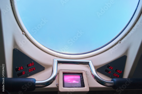 Photo: Window in submarine Window in submarine