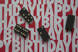 Happy Birthday Wallpaper with Dominoes