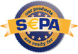 Illustration: Siegel "products ready for SEPA" Siegel "products ready for SEPA"