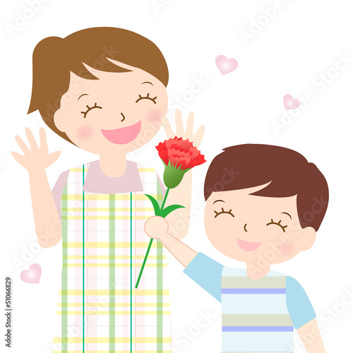 Vector: 母の日 Mother's Day 母の日 Mother's Day