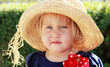 cute little girl in the hat