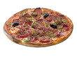 Pizza isolated over a white background