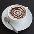 Latte coffee
