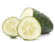 Sliced cucumber vegetable