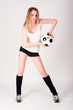 Photo: shot of a sporty young woman shot of a sporty young woman